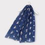Bunny Rabbit Sketches Scarf, thumbnail 3 of 6