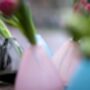 Tumbling Glass Vase Grey Transparent, thumbnail 2 of 7