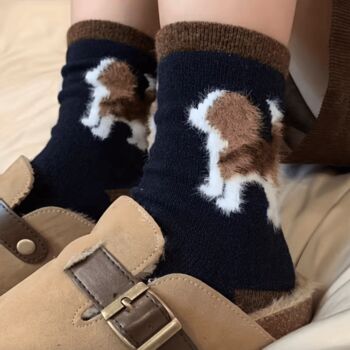 Novelty Fun Socks Dog Puppy Theme Four Pack, 2 of 6