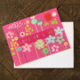 Mini Floral Lots Of Love Card, thumbnail 1 of 5