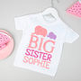 Personalised Elephant Big Sister Brother Top / T Shirt, thumbnail 5 of 7