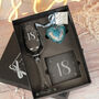 18th Birthday Diamante Champagne Flute With Birthstone Heart Gift Set, thumbnail 1 of 8