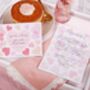 Pink Heart Open When Envelopes For Keepsake Gift, thumbnail 5 of 5