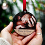 Baby's 1st Christmas Personalised Wooden Bauble, thumbnail 5 of 8