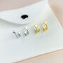 Sterling Silver Star Cuff Stud Earrings, thumbnail 3 of 6