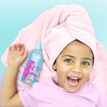 Kids Highly Natural Mermaid Dazzle Shampoo, Conditioner And Body Wash Gift Set, 4 of 10