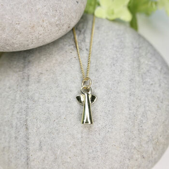 14ct Gold Angel Necklace, 3 of 6