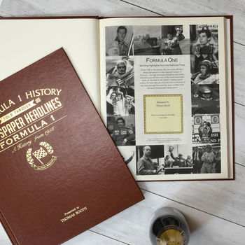 Personalised Formula One History Gift Book, 3 of 7