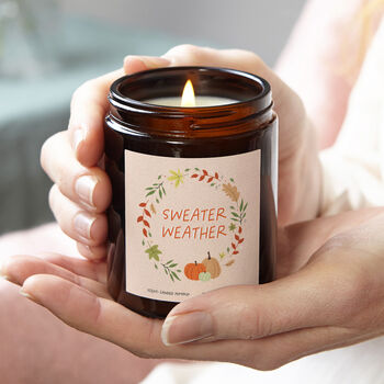 Sweater Weather Autumn Candle, 2 of 8