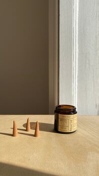 Lemon Balm Incense Cones In Apothecary Style Jar, 5 of 6