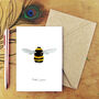 Bumblebee A6 Greetings Cards, thumbnail 1 of 7