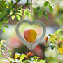 Personalised Heart Shaped Couples Metal Bird Feeder, thumbnail 1 of 4