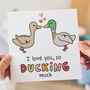 I Love You So Ducking Much Card, thumbnail 3 of 3