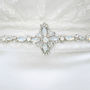 Swarovski Opal Crystal And Rhinestone Bridal Belt, thumbnail 5 of 5