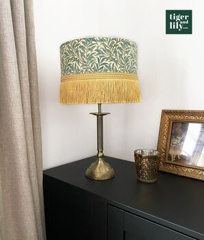 Tassel Morris Willow Bough Lampshade Two Sizes, 2 of 2