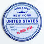 Personalised Passport Stamp Mouse Mat, thumbnail 3 of 5