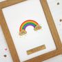 Personalised Children Newborn Rainbow Print, thumbnail 2 of 3