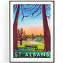 St Albans, Verulamium In Winter Wall Art, thumbnail 1 of 3