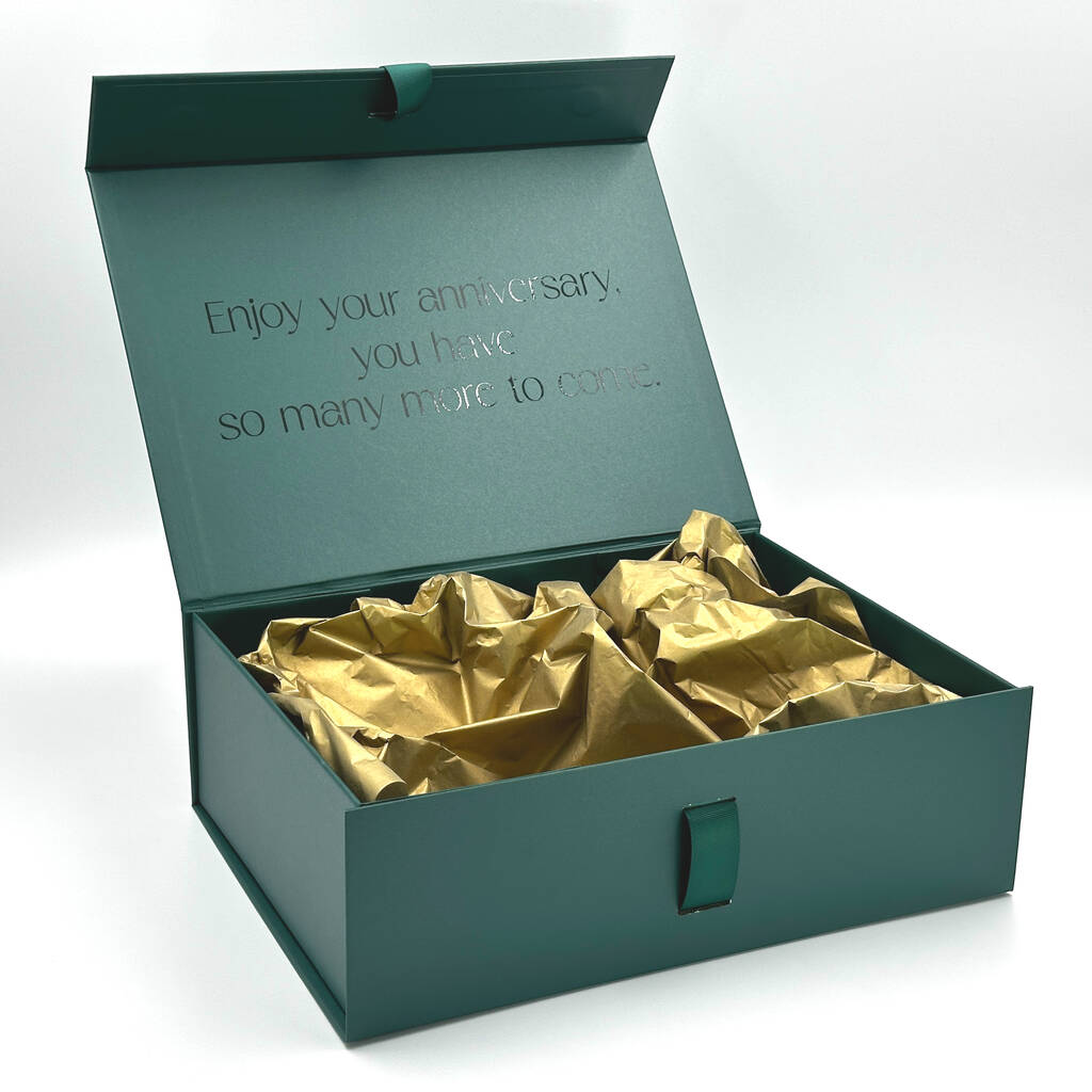 Personalised Anniversary Gift Box For Couples, 1 of 5