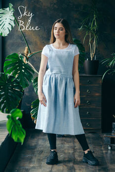 Linen Dress Apron | Studio Maker’s Pinafore, 11 of 12