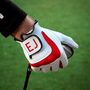 Personalised Men's All Weather Golf Glove For Left Hand Golfer Five Sizes Three Colours Up To Eight Characters, thumbnail 1 of 7