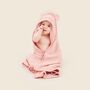 Personalised Pink Hooded Towel, thumbnail 2 of 6