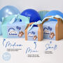 Personalised Blue Bear Party Gift Favour Box, thumbnail 4 of 4