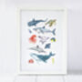 Sea Creature Nursery Print, thumbnail 2 of 3