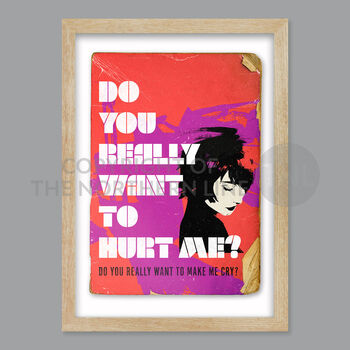 Do You Really Want To Hurt Me Music Poster Print, 4 of 5