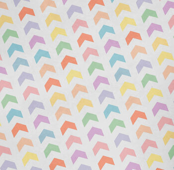 Pastel Chevron Wrapping Paper Roll Or Folded, 3 of 3