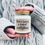 Personalised 'You're Having A Baby' Soy Scented Candle, thumbnail 2 of 7