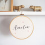 Personalised Embroidery Hoop With Name Or Initial, thumbnail 1 of 3