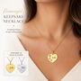 Personalised Engraved Name Necklace Dog Paw Print Design, thumbnail 2 of 12