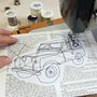 Personalised Landrover Embroidered Artwork, thumbnail 7 of 10
