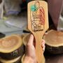 Personalised One Line Hand Painted Portrait Hairbrush, thumbnail 4 of 6