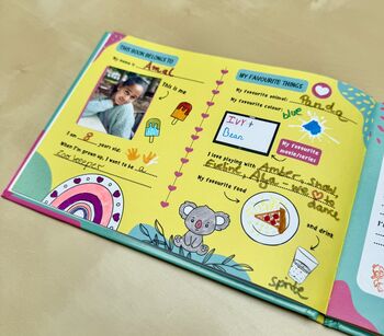 Friendship Memory Book For Kids | A5 School Keepsake And Activity Book For Friends, 5 of 12