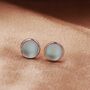 Blue Flash Mermaid Crystal Stud Earrings, thumbnail 3 of 11