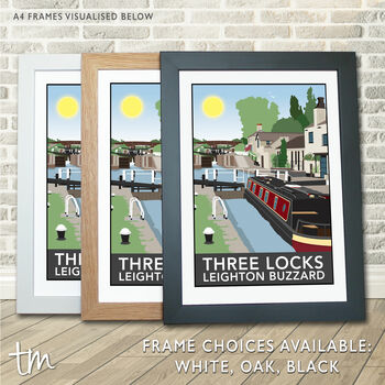 Three Locks, Leighton Buzzard Canal Print, 2 of 5