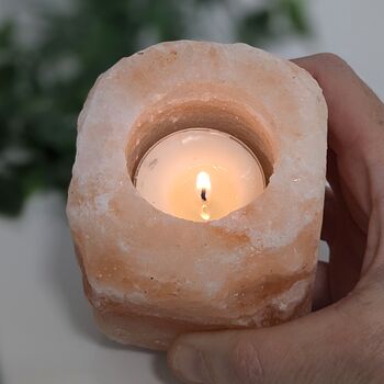 Personalised Himalayan Salt Candle Holder, 11 of 11