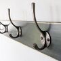Farrow And Ball Studio Green Painted Coat Rack, thumbnail 1 of 4