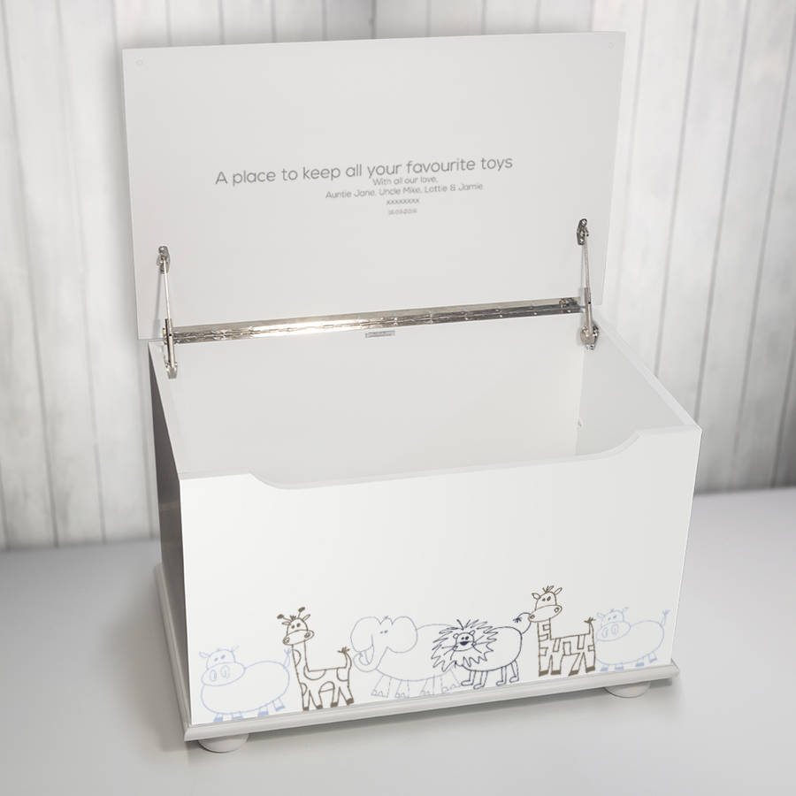 Personalised Toy Box Animal Design By Keepsakes4u by Picture Proud Ltd