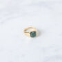 Emerald Signet Ring, thumbnail 2 of 6