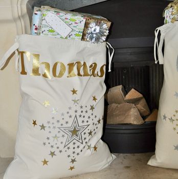 Personalised Contemporary Christmas Sack, 4 of 6