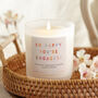 Engagement Gift Colourful Candle Personalised, thumbnail 1 of 7