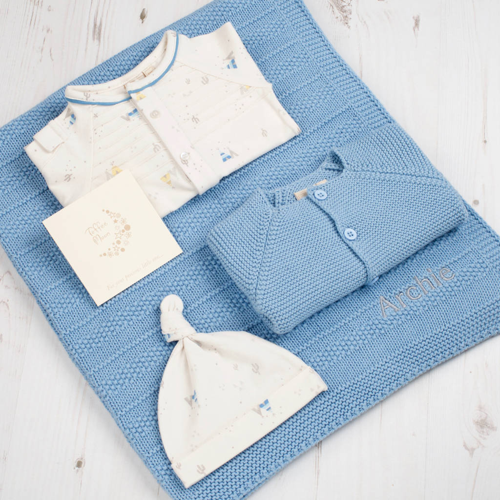little wigwam baby boy gift box by toffee moon