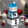 Nested Novelty Christmas Boxes, Stacking Santa, Snowman, Rudolf, thumbnail 3 of 3