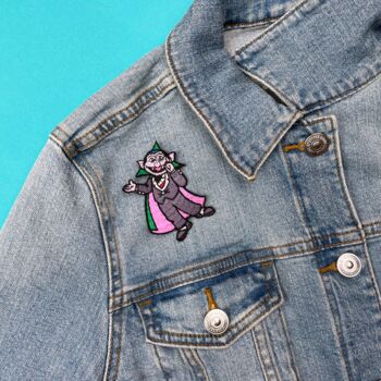 Sesame Street Count Von Count Sew On Patch, 3 of 3