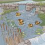 'Ducklings On A Pond' Print, thumbnail 3 of 3