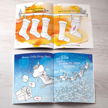 Personalised First Christmas Story Book, 5 of 9