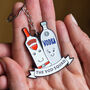 'The Vod Squad' Vodka Friendship Keyring, thumbnail 3 of 6